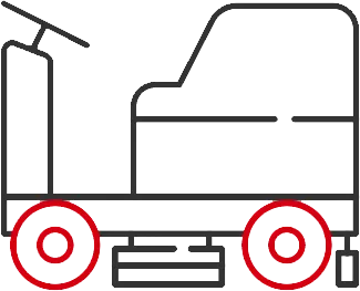 Cleaning equipment drive