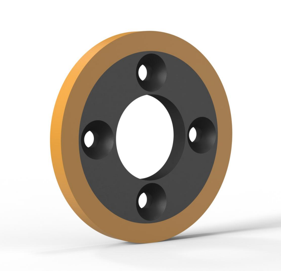 GSFK Series-Polyurethane Flanged Drive Wheel